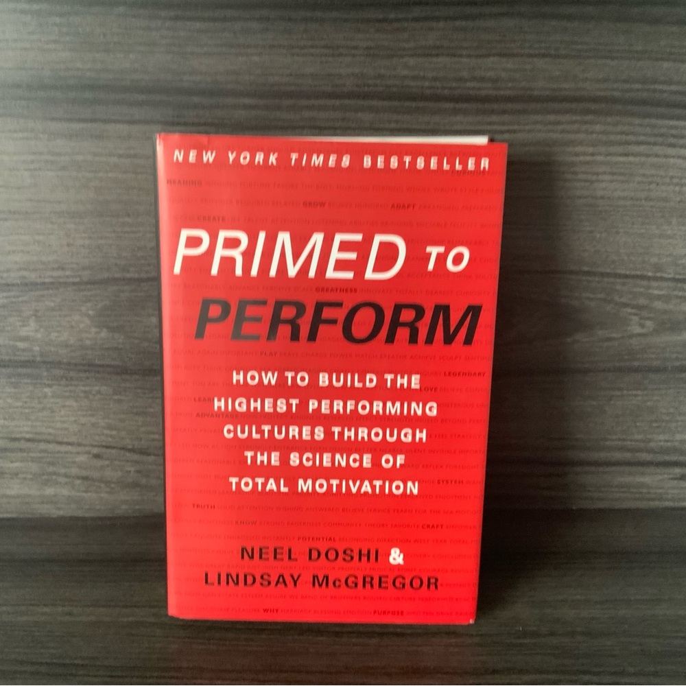 Hardcover Book - Primed to Perform. New